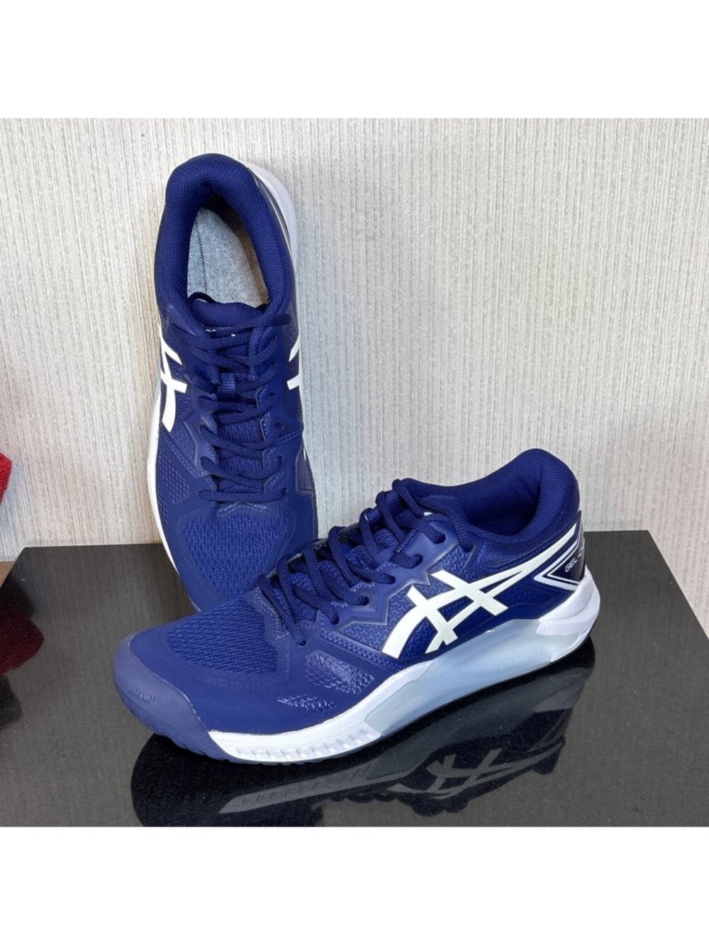 Asics Gel Challenger 13 Mens 10 Tennis Sneakers Blue White 450422 Court Shoe